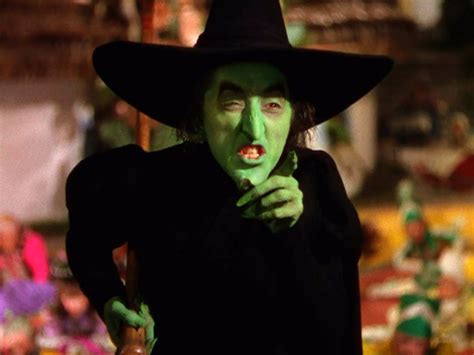 The malevolent witch in the wizard of oz